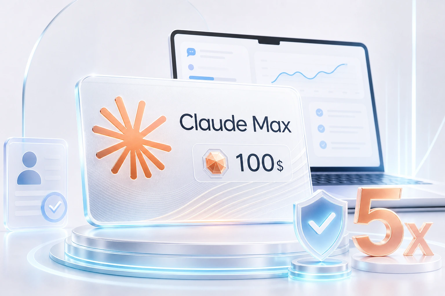 Claude Max 100刀(5x)成品(已过KYC)
